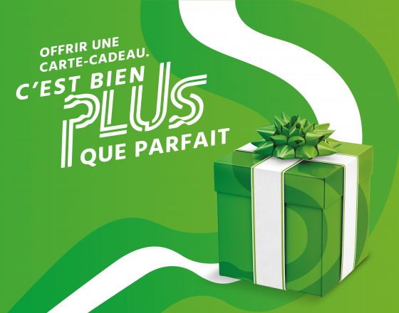 Bannière web promo carte cadeau